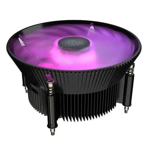 Cooler Master i71C RGB para el enfriador de aire Intel CPU, aletas de aluminio negro anodizado