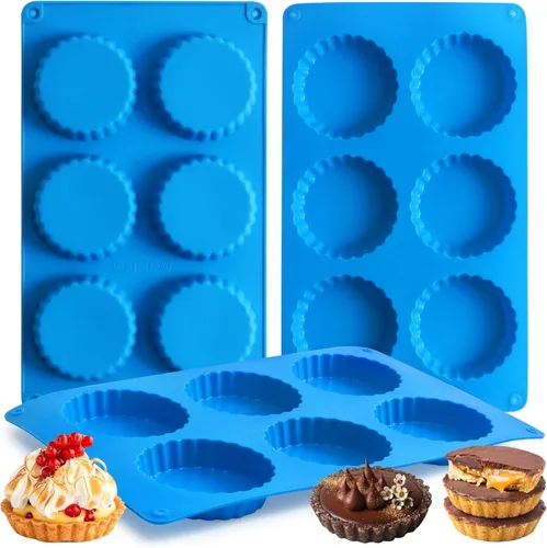Miniatura 11 de Sidosir Molde de silicona para canele pequeño, 15 cavidades, mini molde antiadherente de silicona para hornear panecillos, moldes antiadherentes
