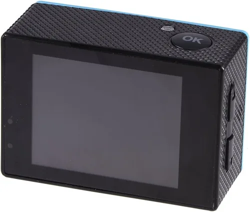 Miniatura 5 de Mini cámara deportiva, 2 pulgadas, 1080P, pantalla LCD completa, cámara de acción 4K 98.4 ft con mini videocámara accesorios de montaje, soporte