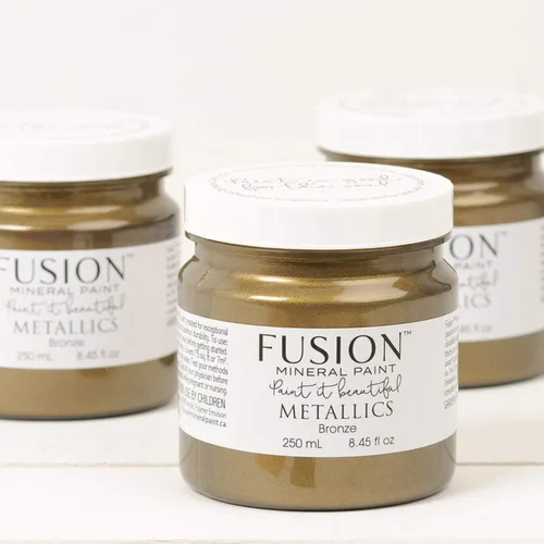 Miniatura 11 de Fusion Mineral Paint Metálicos (8.5 fl oz, Oro Vintage)