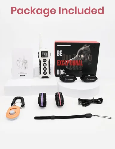 Miniatura 9 de Collar de entrenamiento para perros sin choque, collar vibratorio para perros pequeños, medianos y grandes, sin golpes, sin puntas
