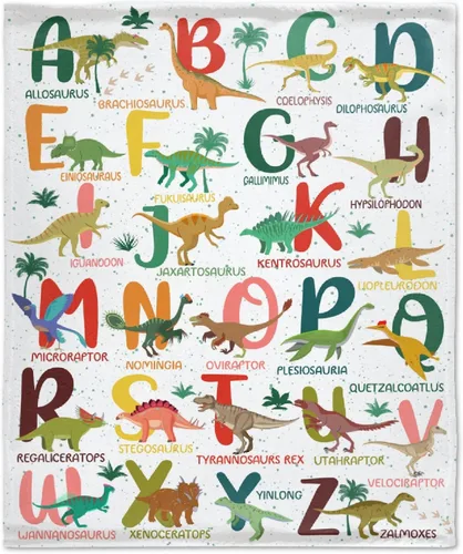 Miniatura 11 de Manta de dinosaurio para regalo, manta de franela ultra suave y acogedora, manta de forro polar ligera y mullida, manta de felpa cálida para sofá