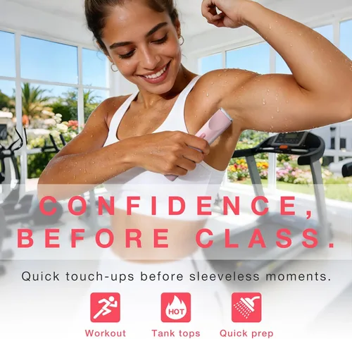 Miniatura 4 de Recortadora de Bikini para Mujeres – Afeitadora Eléctrica Suave para Áreas Sensibles, Afeitadora Recargable USB-C Impermeable para Cuerpo y Cara