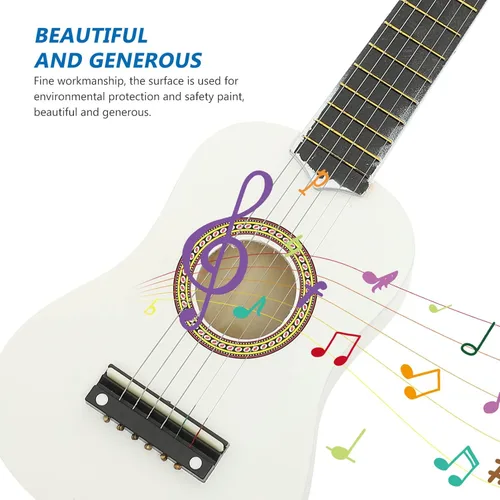 Miniatura 4 de Ciieeo 14ZI1812MUUIS1,21.1*6.9*2.4 in - 21 guitarras acústicas pequeñas, guitarra acústica clásica con cuerda de púa para principiantes, niños