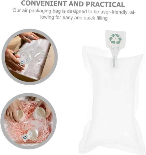 Miniatura 7 de Bolsas de embalaje de aire 100pcs bolsas inflables de burbujas de envío para embalaje para protección de envío