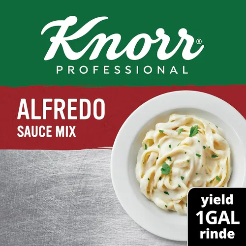 Miniatura 4 de Knorr Mezcla de salsa Alfredo profesional hecha con queso parmesano real, sin gluten, sin colorantes, sabores ni conservantes artificiales, 1 libra