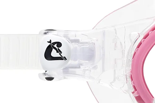Miniatura 3 de Cressi Comfortable Swim Mask for Young aged from 7 to 15 ideal for pool and outdoor - Mini Cobra: made in Italy Claro/rosa