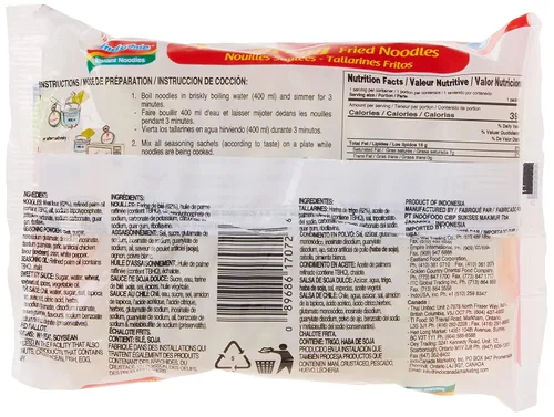 Miniatura 4 de Indomie Mi Goreng - Fideos salteados instantáneos, certificado Halal, sabor original (paquete de 30)