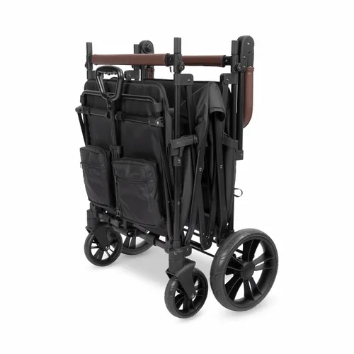 Miniatura 10 de WONDERFOLD X4R Rev Stroller Wagon (4 plazas) – Carro plegable con arnés de cinturón de seguridad de 5 puntos, asientos reclinables y espacios