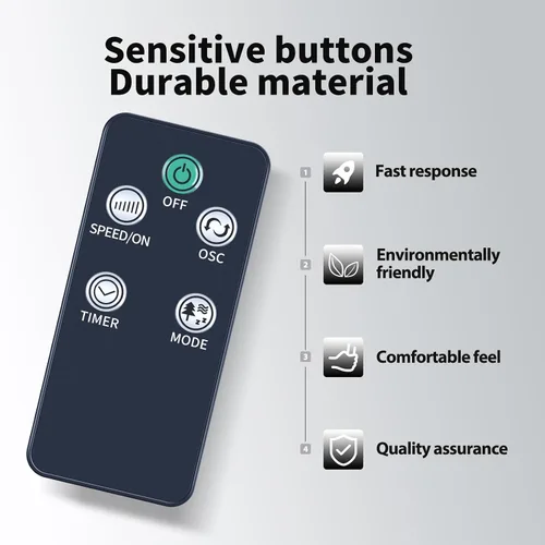 Miniatura 3 de Mando a Distancia de Repuesto para Ventilador de Torre Black+Decker BFTR146