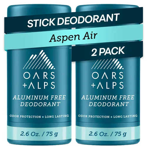Miniatura 22 de Oars + Alps Desodorante sin aluminio para hombres y mujeres, dermatológicamente probado y fabricado con ingredientes limpios, tamaño de viaje, Costa