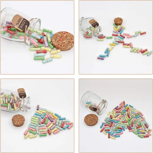 Miniatura 4 de Letras de cápsula con mensaje en una botella, regalos para el día de San Valentín para novio y novia, carta de amor para parejas, hombres y mujeres