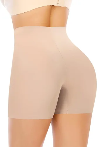 Miniatura 2 de Pantalones cortos moldeadores sin costuras para mujer, pantalones cortos para debajo del vestido, control de abdomen, ropa interior moldeadora
