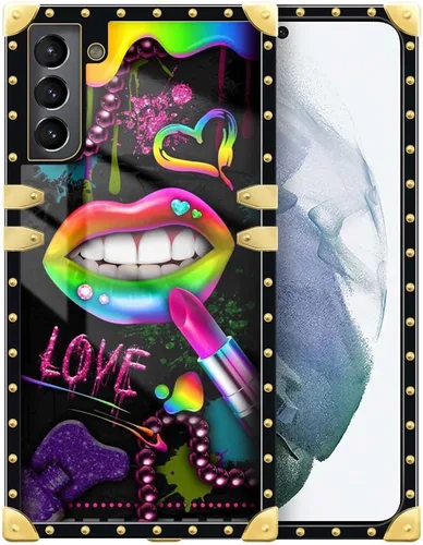 Miniatura 31 de Funda compatible con Samsung Galaxy Note 10 Plus, Lipstick Lips Note 10 Plus para niñas, TPU suave a prueba de golpes, protección rígida