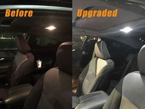 Miniatura 2 de Kit de luces LED blancas para interiores Nissan Titan/Titan XD 2016 2017 2018 2019 2020 2021 2022 Super Bright 6000K LED paquete de bombillas