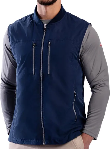SCOTTeVEST Chaleco de viaje 101 para hombre, 9 bolsillos ocultos, chaleco repelente al agua transpirable para viajes, senderismo, golf y más