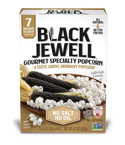 Miniatura 8 de Black Jewell Palomitas de maíz gourmet para microondas, toque de mantequilla, 10.5 onzas (paquete de 6)