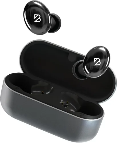 Miniatura 13 de Tempo 30 Auriculares inalámbricos con sonido premium, auriculares Bluetooth para mujeres y hombres, auriculares dorados con micrófono, IPX7 a prueba
