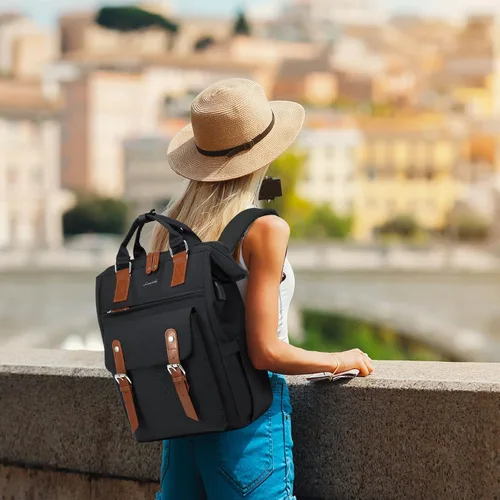 Miniatura 2 de LOVEVOOK - Mochila para laptop, para viaje de trabajo, bolso de enfermera, profesor, médico, viajero, para computadora de negocios, mochila 1
