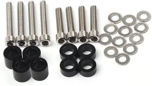 Miniatura 5 de Protector deslizante anticaídas para guardabarros delanteros CNC para motocicleta Yamaha FZ25 FZ-25 Universal (color : E)