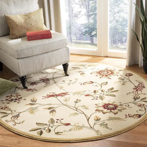 Miniatura 16 de SAFAVIEH - Alfombra de acento de la colección Lyndhurst, 3'3" x 5'3", color negro y multi, diseño floral tradicional, no desprende pelusa y de fácil