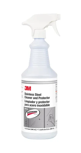 Miniatura 2 de 3M Limpiador y protector de acero inoxidable con Scotchgard, listo para usar con tapa abatible