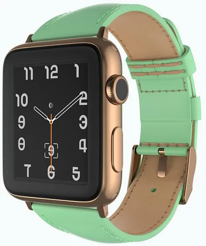 Miniatura 9 de Snakehive Correa de cuero genuino compatible con Apple Watch Compatible con Apple Watch de 1.496 in 1.575 in 1.614 in 1.654 in 1.732 in 1.772 in
