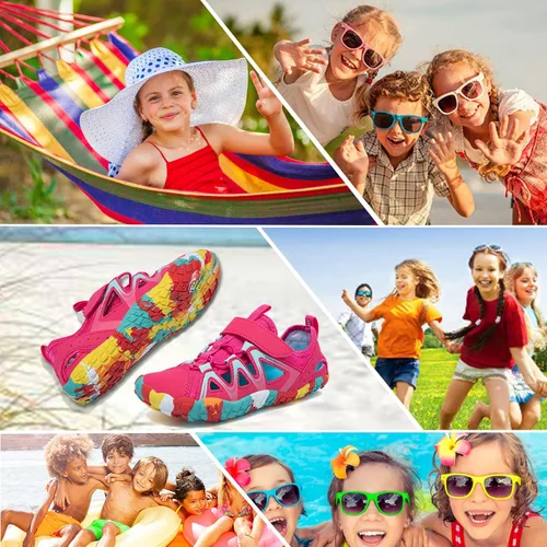 Miniatura 7 de CIOR Zapatos de agua para niños y niñas, cómodos zapatos deportivos con punta cerrada, sandalias deportivas para caminar