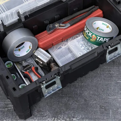 Miniatura 5 de La marca original de cinta adhesiva Duck Tape, paquete de 12 unidades de 1.88 pulgadas x 45 yardas, 540 yardas en total, plateada (284358)
