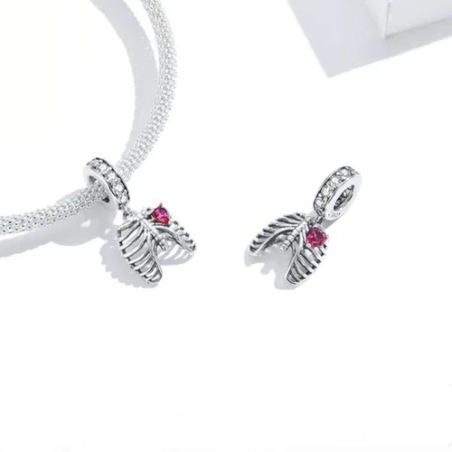 Miniatura 4 de Dijes de plata de ley 925 con diseño de arcoíris y diamantes espirituales para mujeres Pandora, pulsera de abalorios, cumpleaños, Halloween, regalo