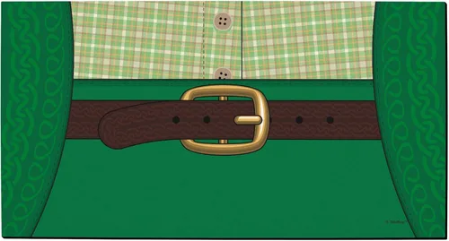 Miniatura 29 de ThisWear Felpudo de San Patricio para el Día de San Patricio, felpudo gaélico de perfil bajo