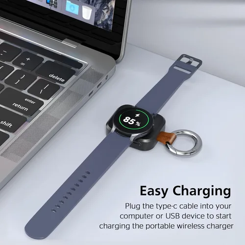 Miniatura 6 de Cargador para Samsung Galaxy Watch, cargador de reloj portátil de 1200 mAh para Samsung Galaxy Watch 8/8 Classic/7/Ultra/6/6 Classic/5/5 Pro/4/3