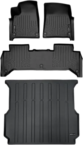 Miniatura 14 de SMARTLINER Revestimientos de primera fila para todo tipo de clima, compatibles con Rivian R1S 2022-2024
