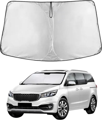Miniatura 38 de Econour Parasol para parabrisas compatible con Honda Civic 2016-2021, protector de parasol plegable para ventana, bloquea los rayos UV y mantiene tu