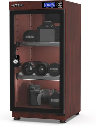 Miniatura 15 de Caja Gabinete Seco Deshumidificador de 30L, Control Digital Silencioso y de Ahorro de Energía, para Lente de Cámara DSLR SLR y Almacenamiento