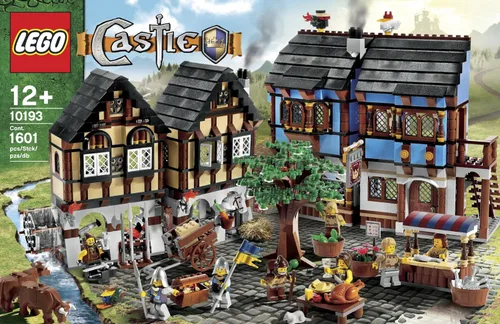 Miniatura 2 de Castillo medieval, aldea y mercado de Lego (10193)