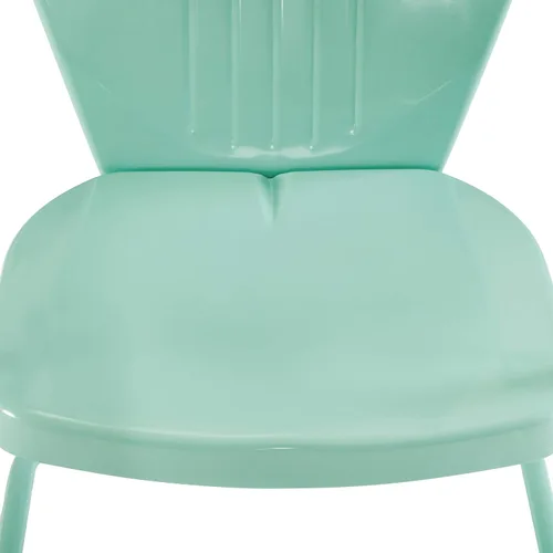 Miniatura 11 de Crosley Furniture CO1001A-AQ Griffith - Silla retro de exterior, de metal