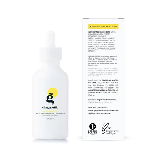 Miniatura 3 de Ginger Milk Natural Care Extracto de raíz de jengibre Suero para el crecimiento del cabello y gotas estimulantes del crecimiento para el control