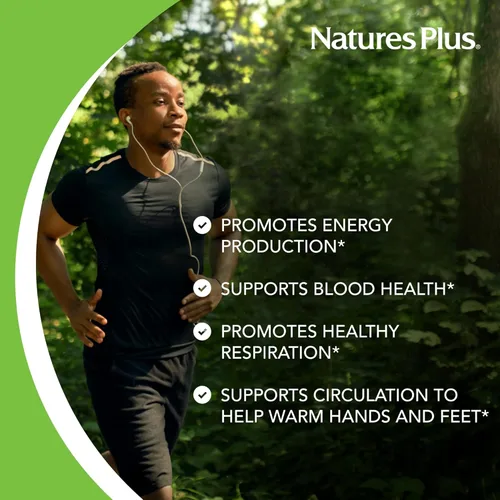 Miniatura 4 de NaturesPlus Hierro - 40 mg, 90 Tabletas - Vegetariano, Sin Gluten - 45 Porciones