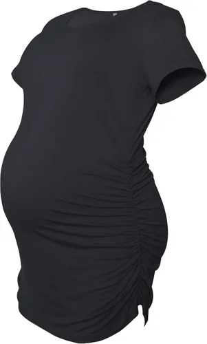 Miniatura 2 de Smallshow - Camiseta de maternidad para mujer, diseño de lados fruncidos, tipo túnica, prendas para el embarazo
