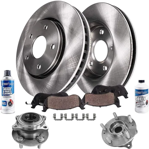Miniatura 64 de Detroit Axle - Rotores de freno para Ford Mustang 2015 2016 2017 2018 2019 2020 2021 2022 2023 Rotores de freno de disco 2016 2017 2018 2019