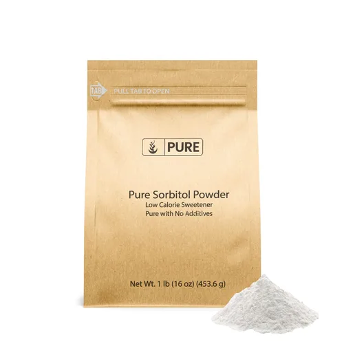 Pure Original Ingredients Sorbitol en polvo (1 lb) Edulcorante bajo en calorías, sustituto del azúcar, agente espesante