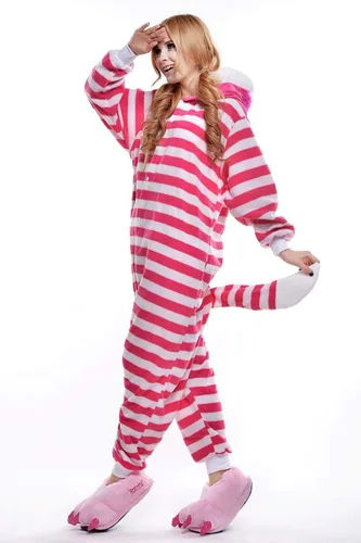 Miniatura 6 de Pijama unisex de Halloween para adultos, disfraz de Navidad, Cheshire Cat