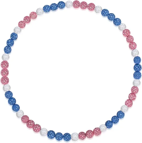 Miniatura 10 de Collar de béisbol Smilelife para niños 18 pulgadas, colección de hielo brillante, cadena de béisbol, diamantes de imitación, accesorios de béisbol