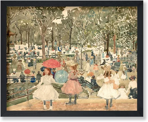Miniatura 61 de Poster Master Impresión de pintura vintage de árbol de Navidad, póster retro de vacaciones, arte de invierno, diseño abstracto melancólico de pared