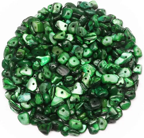 Miniatura 25 de 500 cuentas de piedra natural con virutas naturales, citrino de 0.317 a 0.315 pulgadas, piedras preciosas irregulares de cristal curativo, cuentas
