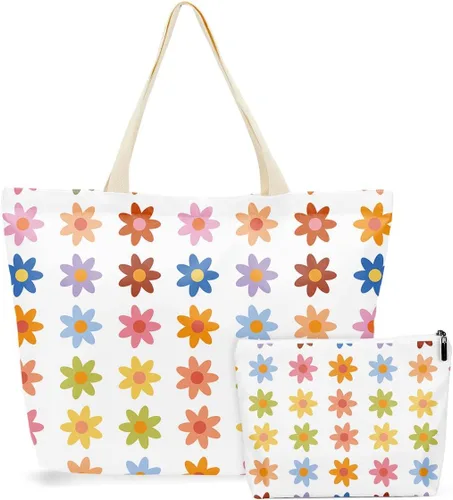 Miniatura 11 de 2 bolsas de maquillaje, bolsa de playa impermeable, para playa, piscina, viajes y campamento, para mujeres, mejor amiga, hermana
