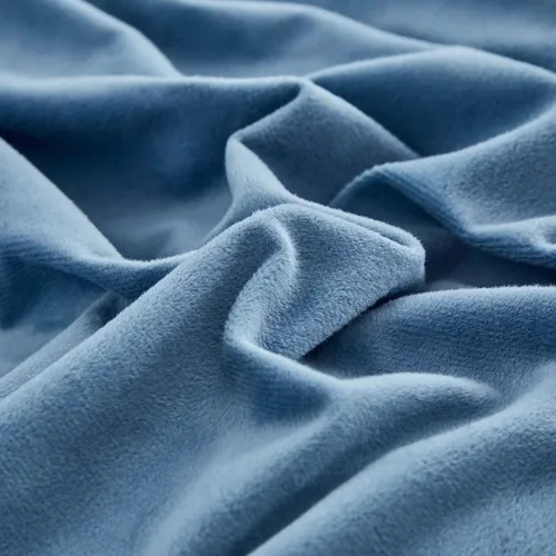 Miniatura 5 de Houseri Juego de Edredón de Terciopelo Azul Twin Azul Claro Esponjoso Juegos de Ropa de Cama Twin Azul Polvoriento Ropa de Cama de Franela Niños