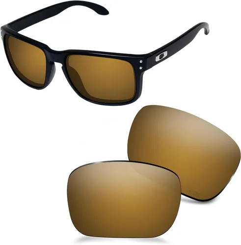 Miniatura 15 de Lentes de repuesto ANSI Z87.1 para gafas de sol Oakley Holbrook XL OO9417 Amarillo de alta definición.
