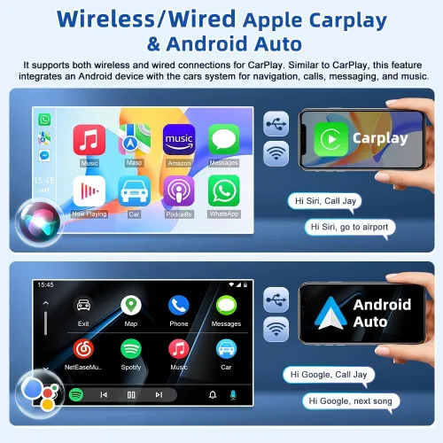 Miniatura 4 de Estéreo de coche de doble DIN 4G+64G para Ford F150 2009-2014 con Carplay inalámbrico y Android Auto, pantalla táctil de 9.7 pulgadas Android 13